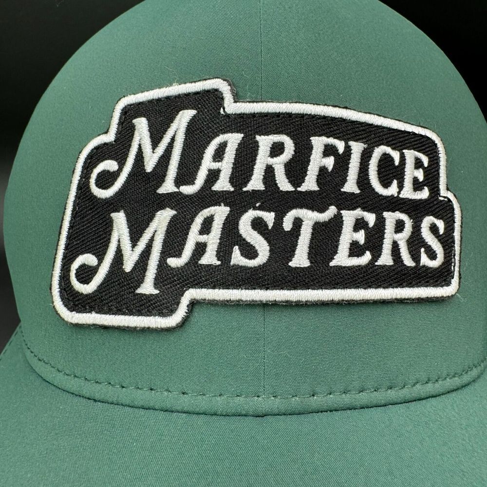 NEW Jeff Marfice Masters Charity Cap‎ Small/Medium Flexfit Delta Green Patch - Picture 3 of 12